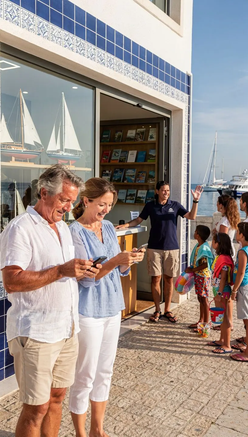 Booking process for guided boat excursions explained.