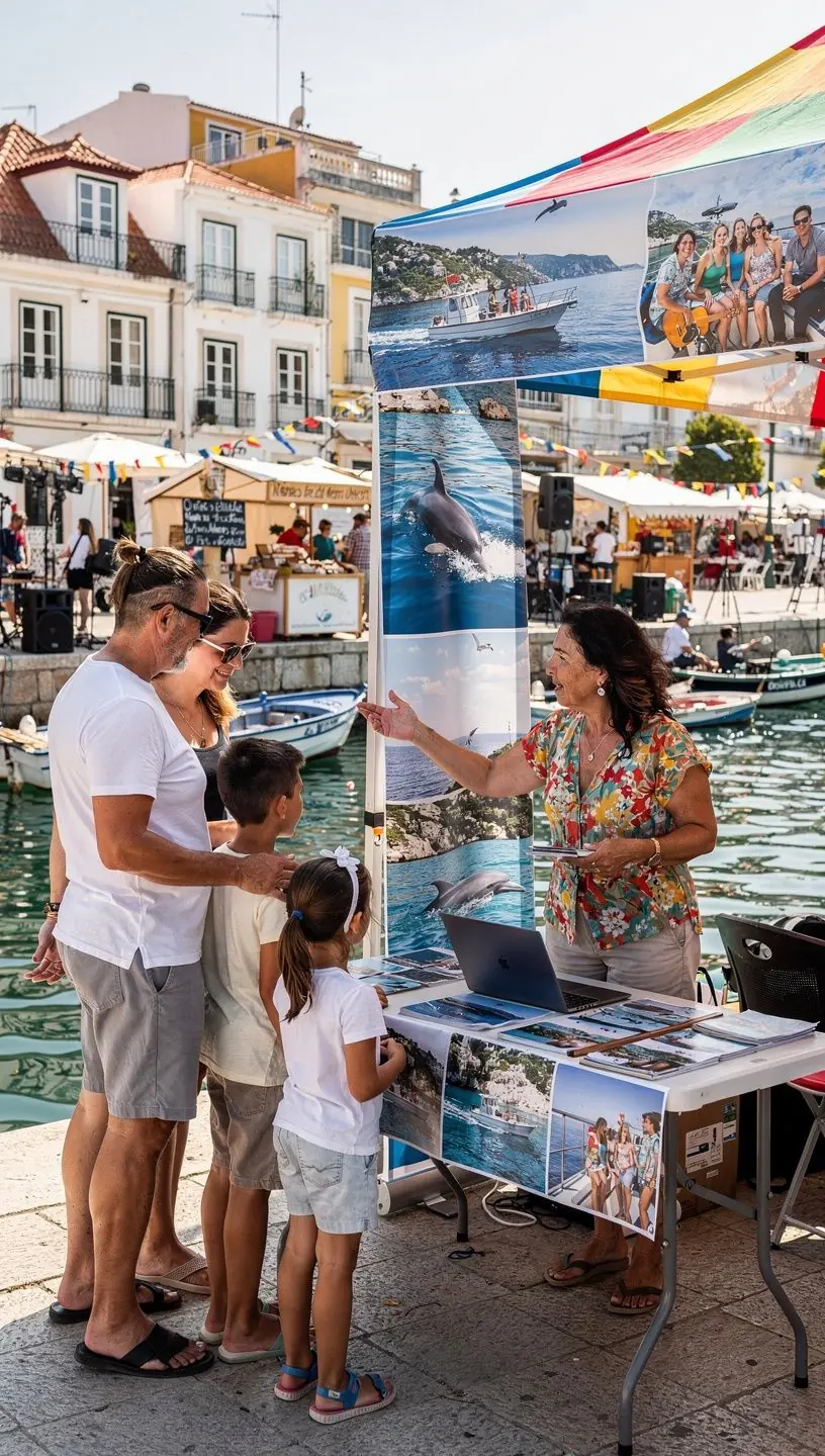 Preparing for a guided boat tour experience