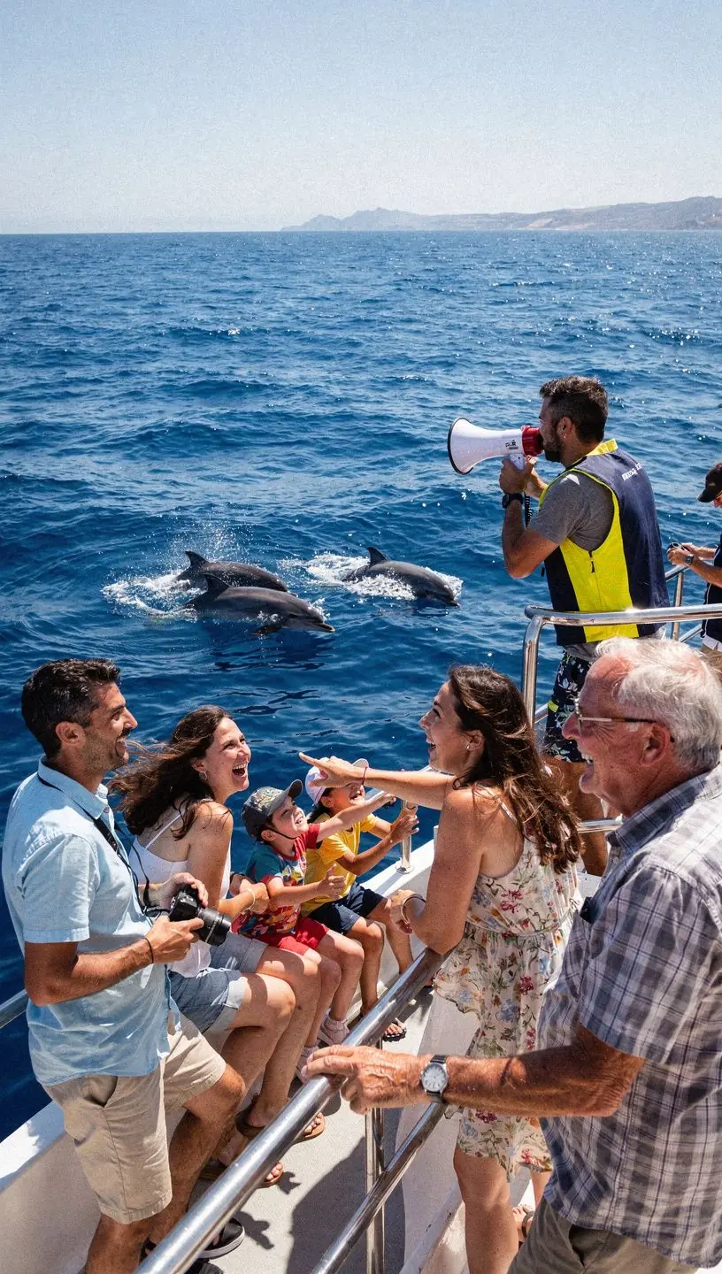 Guided boat tour showcasing scenic views and experiences