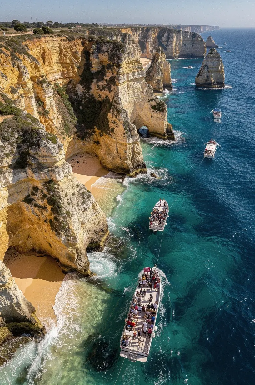 Guided boat tour operators ready for adventure.